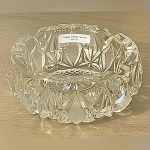 Vintage Crystal Ashtray